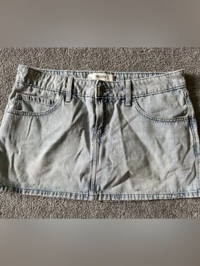 Hollister Light Blue Relaxed Denim Skirt - NWT!!!